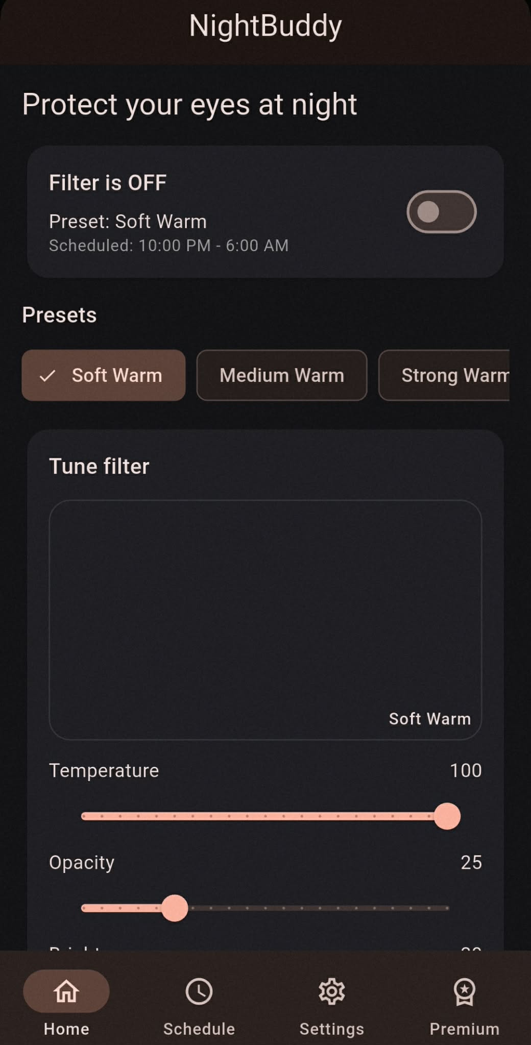 NightBuddy hero preview